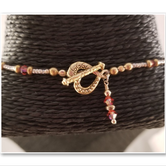 Lampwork & AB Swarovski Crystal Statement Necklace - Picture 5 of 7